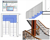 Построение лестниц в программе Revit